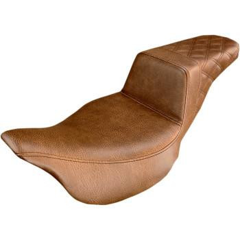 Saddlemen シートブラウン&クリーム Saddlemen Extended Reach Seat | Shop West End Motorsports
