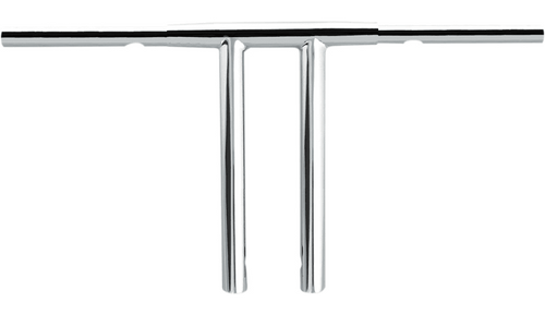 Wild 1 Flatline T-Bars for Harley-Davidson Models - 12" Chrome