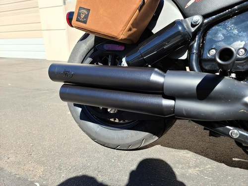 Dean Speed Rampage Muffler for '22-Up Indian Chief - Black