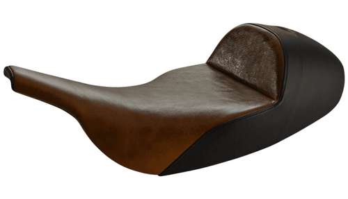 Saddlemen Lariat Low Solo Seat for '97-07 Harley Davidson Electra Glide and Road Glide Models - Distressed Brown