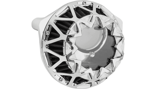 Arlen Ness Crossfire Air Cleaner for '17-23 M8 Harley Davidson Touring, '18-23 Softail - Chrome (Not for '23-'24 CVO Models or '24 FLHX/FLTR)