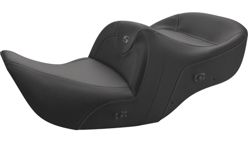 Saddlemen Heated Roadsofa Seat for '01-10 Honda GL1800 Gold Wing - Carbon Fiber 