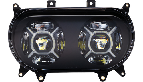 H-D Road Kings LED Headlamps Adapter - Custom Dynamics