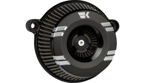 Khrome Werks Instigator Air Cleaner for '08-16 Harley Davidson Touring, Trike, and '16-17 Softail, '14-15 FLSTNSE, '13-14 FXSBSE, '11-12 FLSTSE, '16-17 FXDLS - Black Klassic