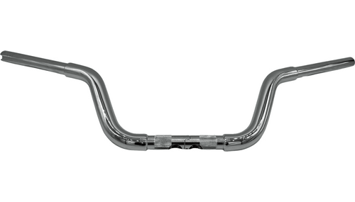 Fat Baggers 1-1/4" EZ Install Round Top 8" Handlebar for '18-Up Harley Davidson Low Rider Models - Chrome
