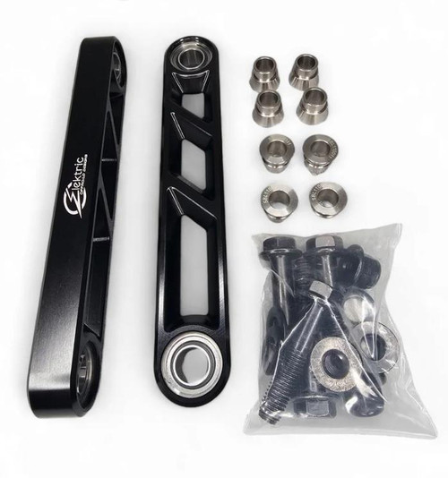 Elektric Offroad Designs Volt Rear Sway Bar Links for '17-Up Can Am X3 Maverick - Anodized Black Finish