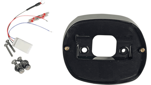 Custom Dynamics Taillight Baseplate for Pre '99 Harley Davidson Models (Select Finish)