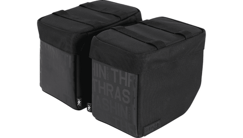 Thrashin Supply Mini Essential Saddlebags for Harley Davidson Softail, Dyna, FXR, XL, and Custom Models - 8 Liter