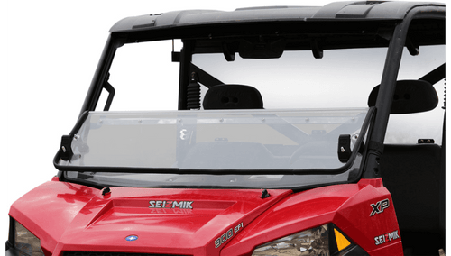 Seizmik Versa-Fold Hard Coated Windshield for '16-25 Polaris XP 1000, XP 900 and XP 570 Models - Half Folding Clear 