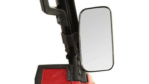 Seizmik Basic Rectangle Side View Mirror for Polaris Pro Fit/Can Am Profiled ROPS - Black