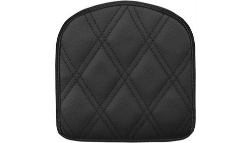 Saddlemen Short LS Sissy Bar Pad - Lattice Stitched - Black