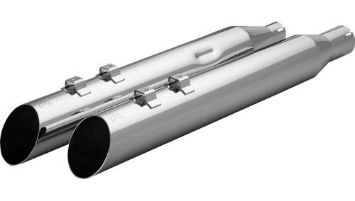 Khrome Werks 4.0 HP-Plus Slip On Mufflers for '17-Up Harley Davidson Touring Models (Select Finish) Slash Up