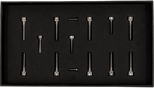 Trask Bitchin Bolts Cam Cover Bolt Kit for '17-25 Harley Davidson Touring and H-D FL Trike - Grade 5 Titanium 