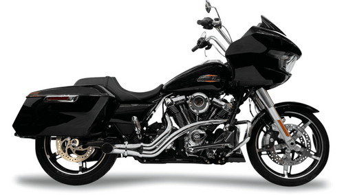 Trask Performance 2 into 1 BMF Exhaust System for '17-Up Harley Davidson Touring Models (Select Finish)