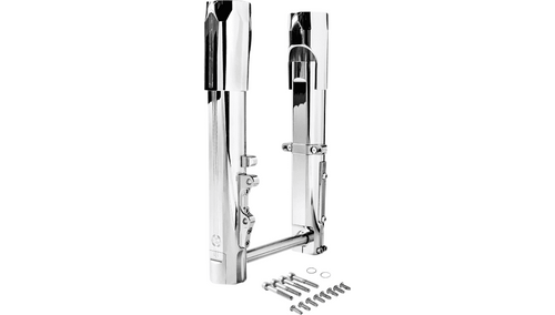 Performance Machine Phatour 180 Front Wide Tire Kits (Single and Dual Disc) for '14-23 Harley Davidson Touring Models (Select Finish)