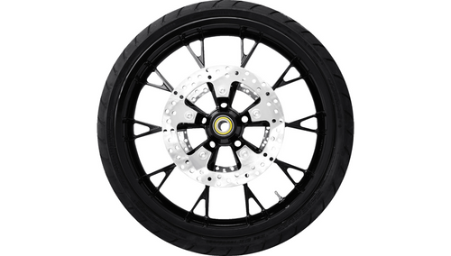 Coastal Moto 21" Marlin Front Wheel/Tire Combination with TPMS Pre-Installed for '24-25 Harley Davidson Road Glide and Street Glide and '23-25 FLHXSE/​FLTRXSE w/ ABS - Black