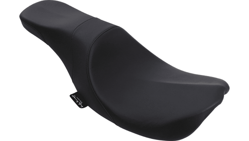Danny Gray Weekday 2-Up Seat for '08-25 Harley Davidson Touring w/ Stretched Fuel Tank - Smooth Black (Not for '24-Up FLHX/FLTR Models)