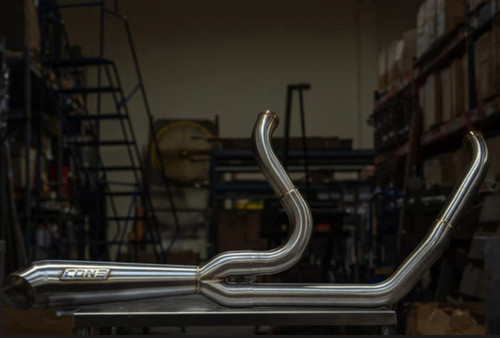 Cone Performance Exhaust 2 into 1 Breakaway for '17-Up Harley Davidson Touring Models (Select Finish)