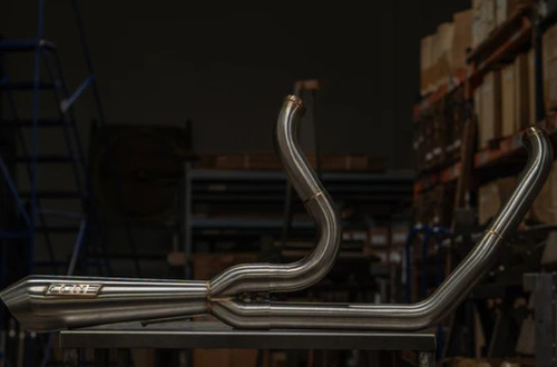 Cone Performance 2 into 1 Sweeper Exhaust System for '18-25 Harley Davidson Softail Models (Select Finish)