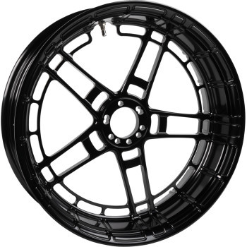 Arlen Ness Forged Billet Flatline Rear/Front Rim for Harley Davidson Models - 18"x 5.5" Black Anodized (Hub Sold Separately)