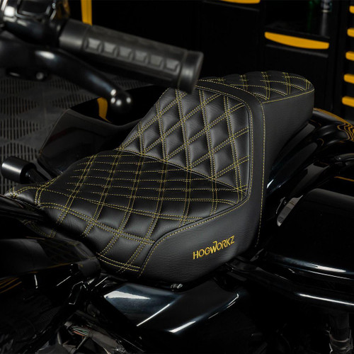Hogworkz Rise Up Seat for '23.5-Up Harley Davidson Road Glide and