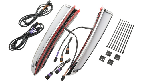 Ciro Winglet Fairing Lights for '23.5-Up Harley Davidson Road Glide Models (Select Finish)