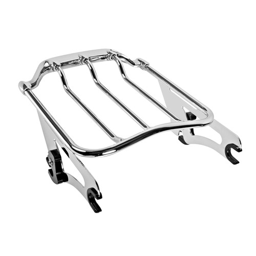 Hogworkz Air Wing Two Up Luggage Rack for '09-25 Harley Davidson Touring (Select Finish)