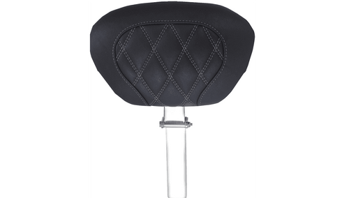 Mustang Super Touring Driver Backrest with Double Diamond Stitching for '08-25 Harley Davidson Touring and Trike Models (Select Stitching Color) Not for '24-Up FLHX, FLTR Models