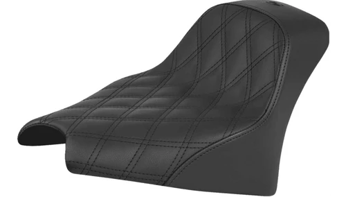 Saddlemen Renegade Solo Seat for '25-Up Indian Scout Models - Black/Lattice Stitch 