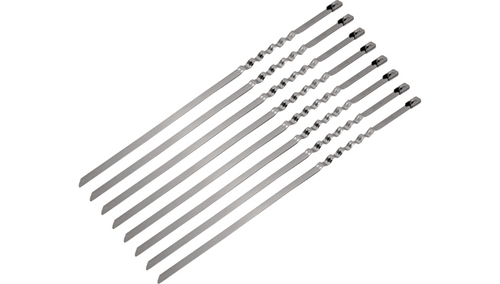 DEI Stainless Steel Lockjaw Locking Ties - 8 inch - 9-Pack