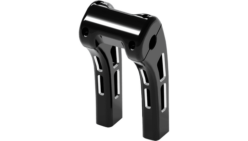 Magnum Shielding Ghost Risers for '18-24 Harley Davidon with Softail Display Clamp or without - Black (Select Height and Clamp Style)