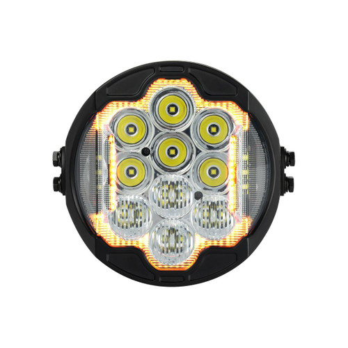 Hogworkz 7 inch LED Silvertooth Performance Headlight for '22-26 Harley Davidson Low Rider ST