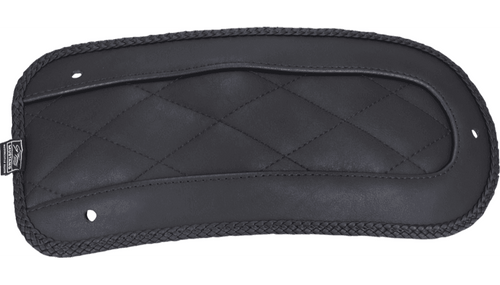 Mustang Fender Bib for '97-25 Harley-Davidson FL Touring Models - Black Diamond Stitch