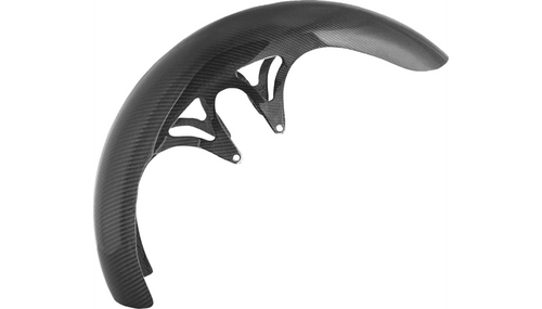 Arlen Ness Carbon Fiber 21" Wrapper Front Fender for '99-13 Harley Davidson Touring - Gloss