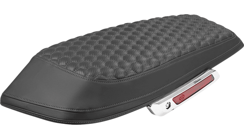 Saddlemen HC Honeycomb Stitched Saddlebag Lid Covers for '24-Up Harley Davidson FLHX & FLTR Touring and '23-Up CVO FLHXSE & FLTRSE Models (Select Stitching Color)