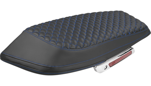 Saddlemen DS Dragon Scale Saddlebag Lid Covers for '24-Up Harley Davidson FLHX & FLTR Touring and '23-Up CVO FLHXSE & FLTRSE Models (Select Stitching Color)