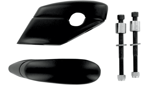 Baron Custom Liner Riser Pullback Risers for '06-15 Yamaha XV1900 Roadliner/Stratoliner - Black