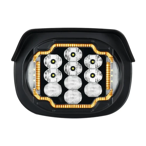 Hogworkz LED Silvertooth Performance Headlight for '23.5-26 Harley Davidson Street Glide Models