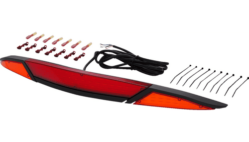 Show Chrome GT Marvel Trunk Light for '21-23 Honda Gold Wing GL1800 - Red Lens - Black