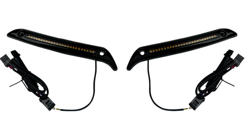 Custom Dynamics LED Windshield Trim for '22-26 Harley Davidson Lowrider FXLRST Models (Select Finish)