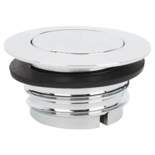 Hogworkz Flush Mount Pop Up Gas Cap for Harley Davidson Touring and Softail Models (Select Finish) See Fitments
