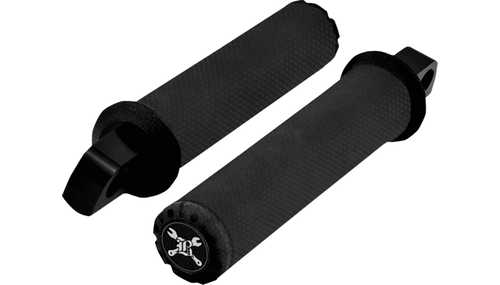 Burly Brand Hawk Foot Pegs for Harley Davidson - Black Textured