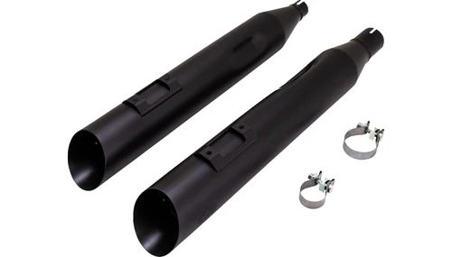 Vance & Hines Blackslash 450 Slip-On Mufflers for '17-Up Harley Davidson M8 Touring Models (Select Finish)