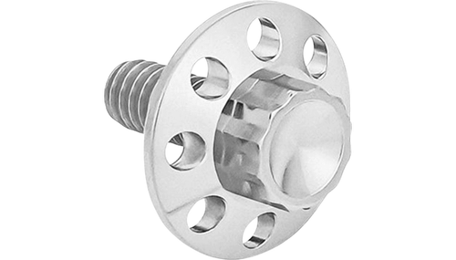 Arlen Ness Titanium Seat Bolts for Harley Davidson Models - 1/4"-20 (Select Style and Finish)