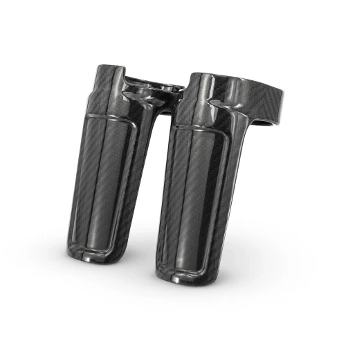 Arlen Ness Carbon Fiber Fork Guards for '14-26 Harley Davidson Touring Models