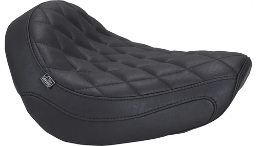 Mustang Tripper Solo Seat for '17-26 Honda 300/500 Rebel - Black Diamond Stitched