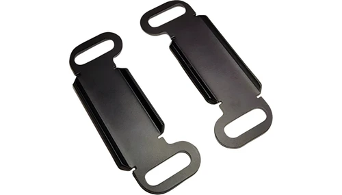 Paul Yaffe Bagger Nation Straight Muffler Adjustment Exhaust Brackets for Harley Davidson Touring Models w/ OEM saddlebags and dual exhaust