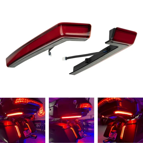 Hogworkz Lumipro LED Side Markers for '14-23 Harley Davidson Touring Models w/OEM King Tour Pack (Select Lens Tint)