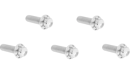 Arlen Ness Derby Cover 12-Point Titanium Bolt Kit for Harley Davidson Models - 5 Bolt Derby 