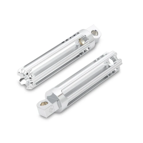 Arlen Ness 10 Gauge Male Mount Footpegs for Harley Davidson Models - Chrome
